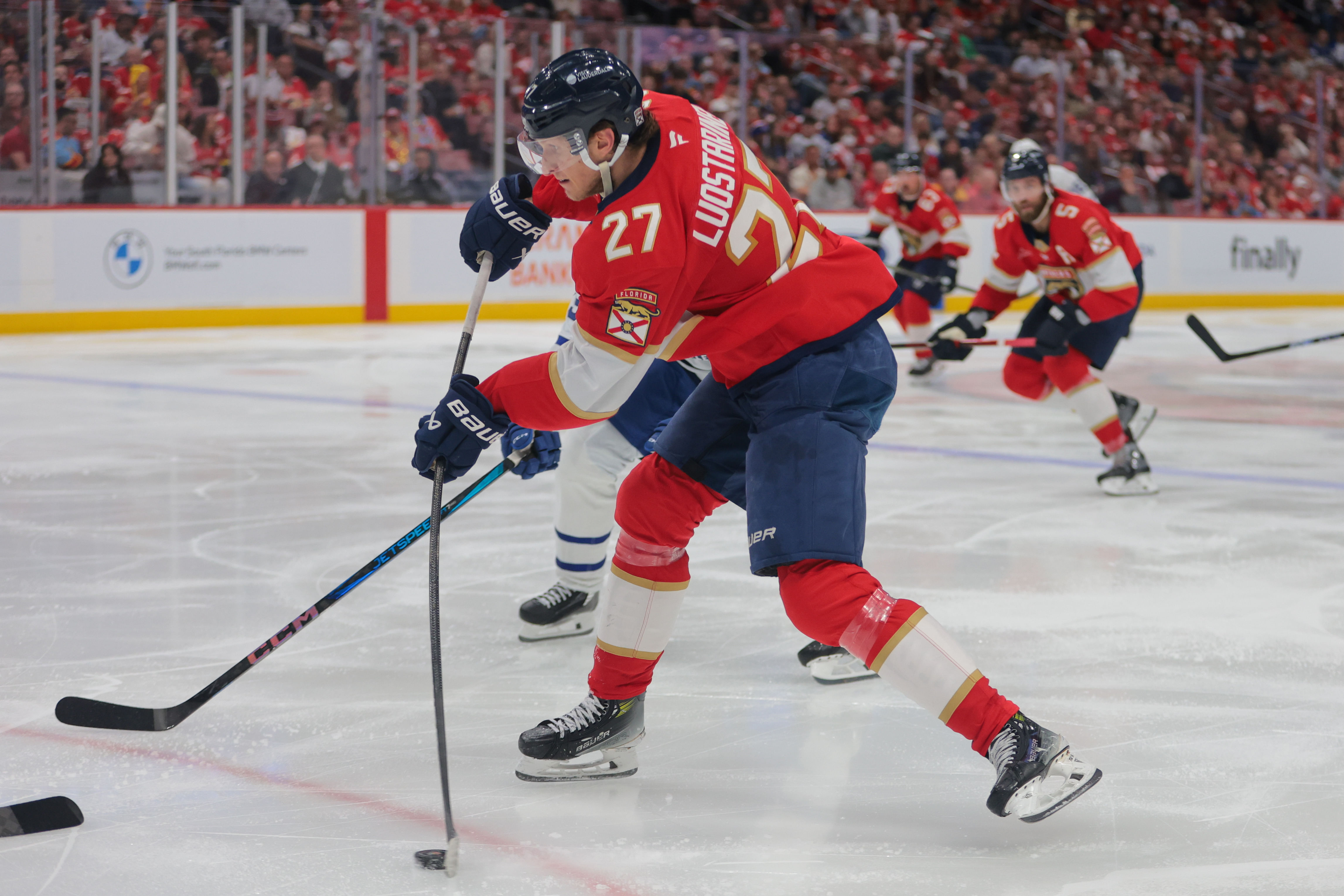 Eetu Luostarinen's absence could be a serious blow to the Panthers if suspended - Source: Imagn